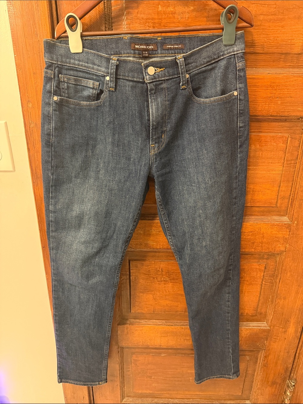 Michael Kors Men's Slim Dark Blue Denim Jeans